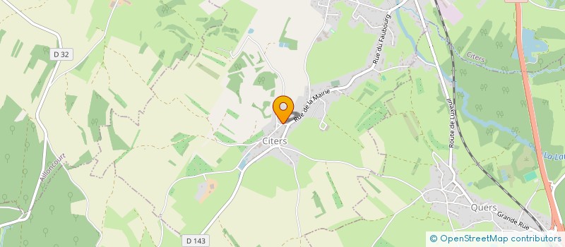 localisation de l'entreprise AUBRY BILLARD  CITERS