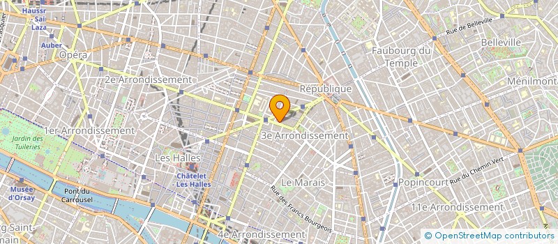 localisation de l'entreprise AUBRY-CADORET-ORFEVRES à PARIS
