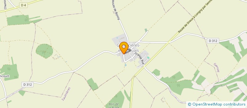 localisation de l'entreprise AUBRY CEDRIC à GARANCIERES-EN-DROUAIS