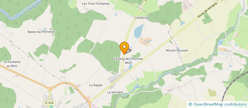 localisation de l'entreprise AUBRY ENERGIES  LA VOGE-LES-BAINS