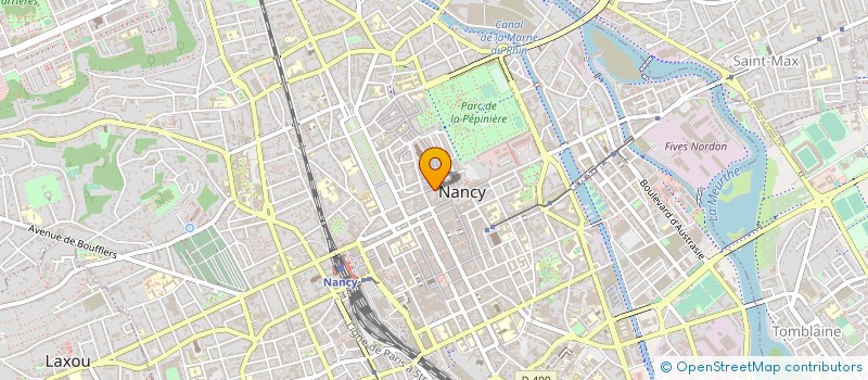 localisation de l'entreprise AUBRY ET ASSOCIES à NANCY