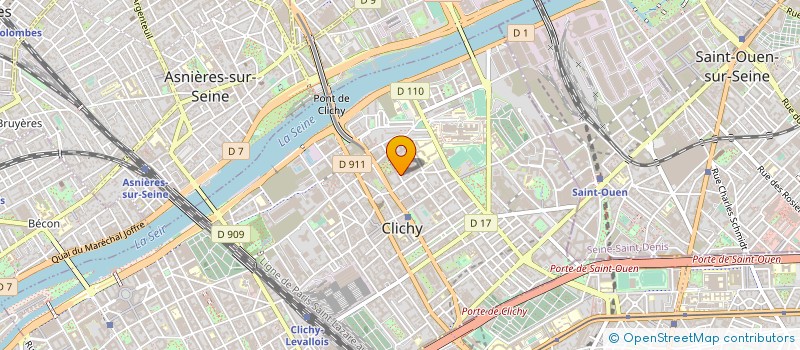 localisation de l'entreprise AUBRY GESTION à CLICHY