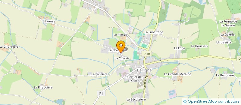 localisation de l'entreprise AUBRY MACONNERIE à LOIREAUXENCE