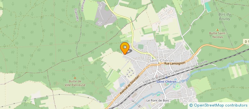 localisation de l'entreprise AUBRY PARTICIPATIONS  SAINT-CHERON