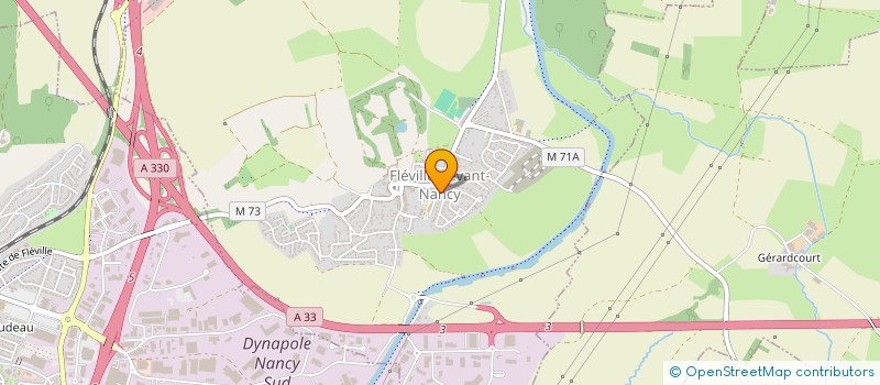 localisation de l'entreprise AUBRY-PETITDANT-BRUN  FLEVILLE-DEVANT-NANCY