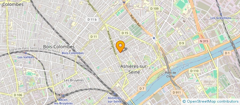 localisation de l'entreprise AUBRY-PEYRECAVE à ASNIERES-SUR-SEINE