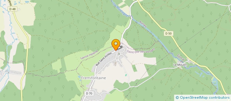 localisation de l'entreprise AUBRY SARL à FREMIFONTAINE