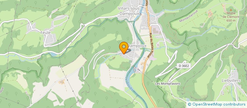 localisation de l'entreprise AUBRY TEAM TRAIL  DAMPJOUX