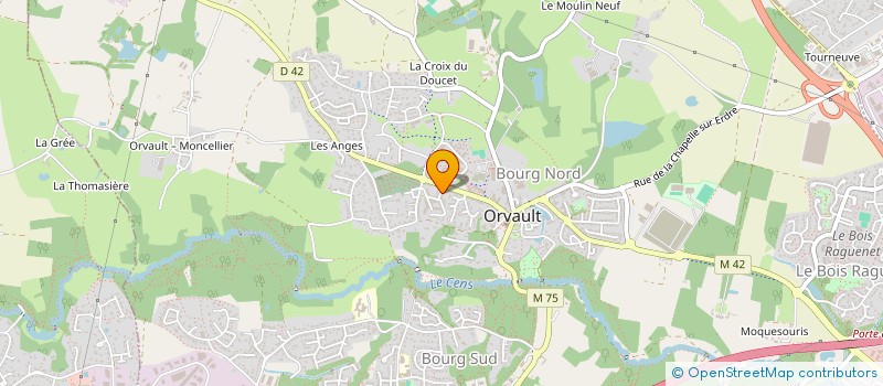 localisation de l'entreprise AUBRYNVEST à ORVAULT
