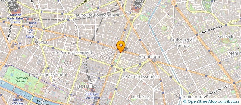 localisation de l'entreprise AUBTEX à PARIS