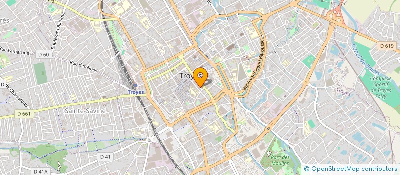localisation de l'entreprise AUBUP MEDIA à TROYES