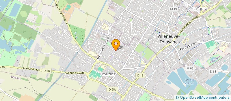 localisation de l'entreprise AUBURN  FROUZINS