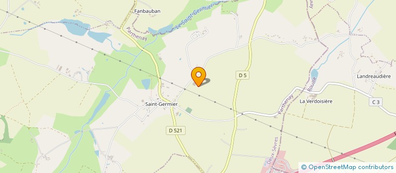 localisation de l'entreprise AUBURTIN SARL  SAINT-GERMIER