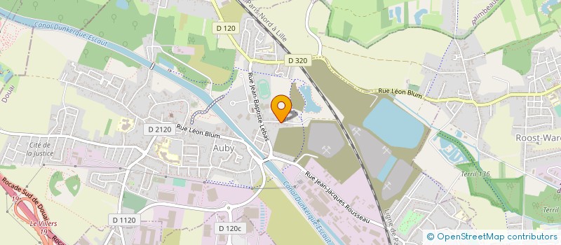 localisation de l'entreprise AUBY VOLONTE LOYAUTE FUTSAL  AUBY