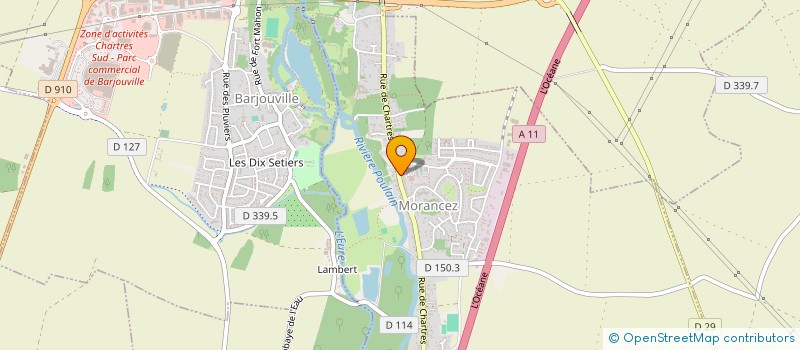localisation de l'entreprise AUCADACH à BERCHERES-LES-PIERRES