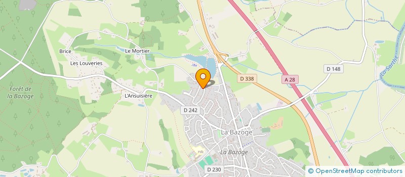 localisation de l'entreprise AUCAGNE IMMOBILIER  LA BAZOGE