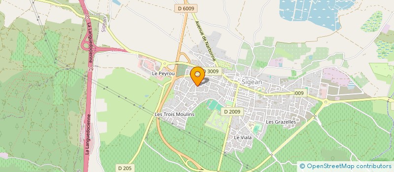 localisation de l'entreprise AUCALIE HOLDING  SIGEAN