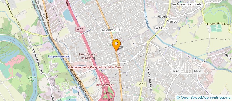 localisation de l'entreprise AUCAM CITY à TOULOUSE