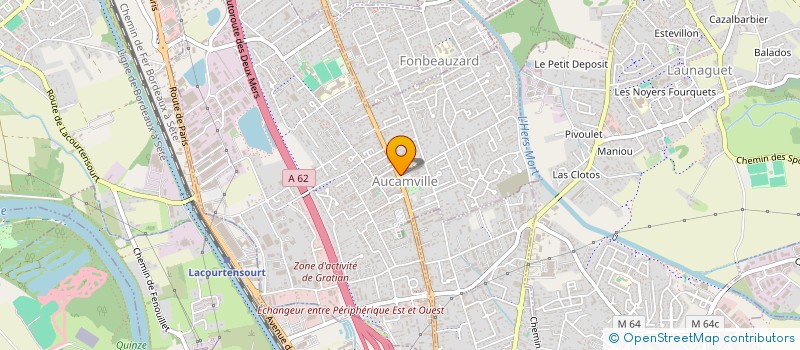 localisation de l'entreprise AUCAMVILLE IMMOBILIER à AUCAMVILLE