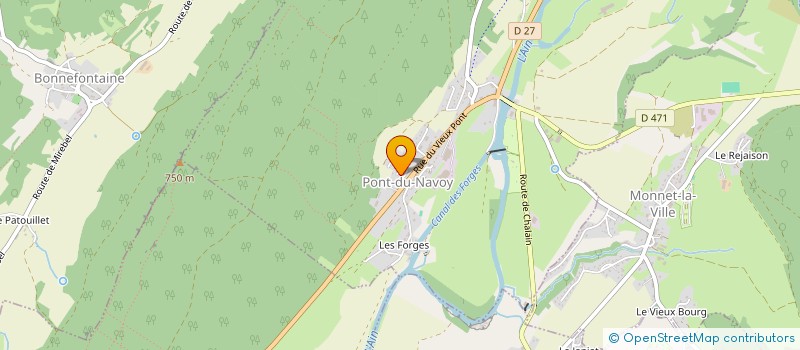 localisation de l'entreprise AUCAP CECAGRI  PONT-DU-NAVOY