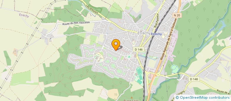 localisation de l'entreprise AUCATRE  ETRECHY