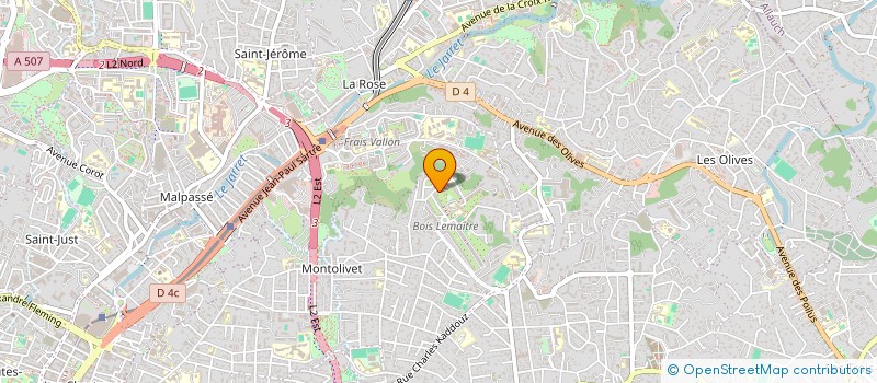 localisation de l'entreprise AUCEAU à MARSEILLE