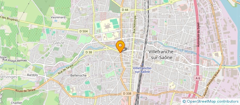 localisation de l'entreprise AUCELUQUE à VILLEFRANCHE-SUR-SAONE