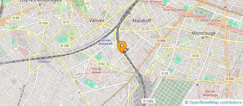 localisation de l'entreprise AUCEMA  MALAKOFF