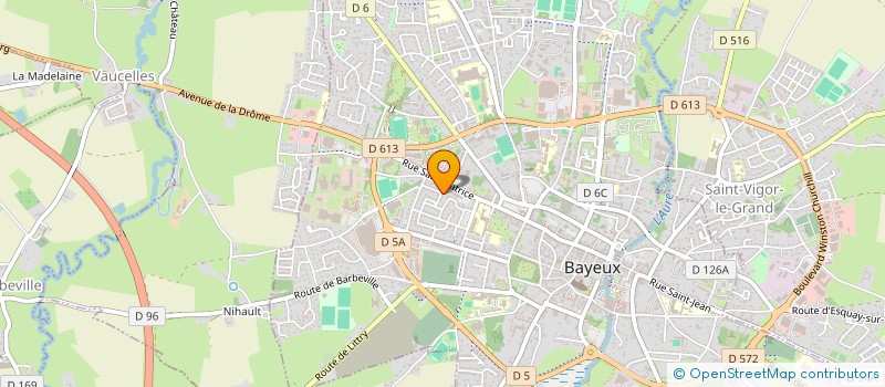 localisation de l'entreprise AUCEPI  BAYEUX