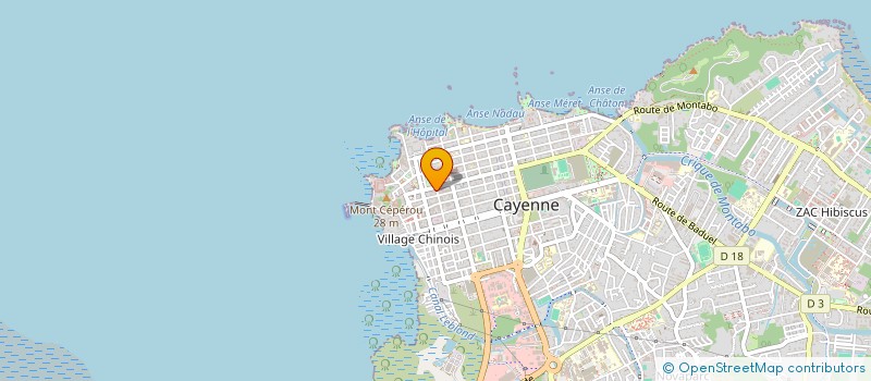 localisation de l'entreprise AUCERIC  CAYENNE