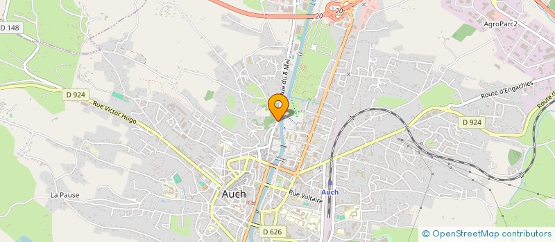 localisation de l'entreprise AUCH DANSE  AUCH