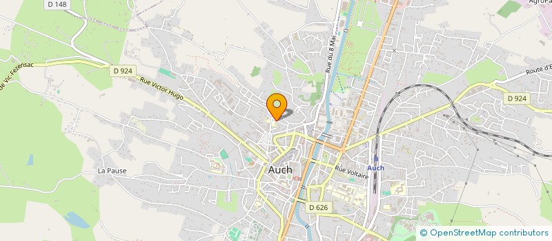 localisation de l'entreprise AUCH KARATE SHOTOKAN  AUCH