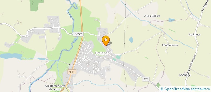 localisation de l'entreprise AUCH NORD MUSIQUE  PREIGNAN