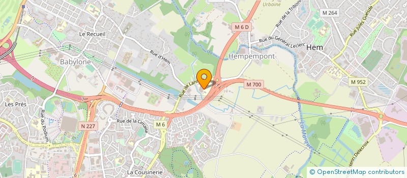 localisation de l'entreprise AUCHAN CARBURANT à VILLENEUVE-D'ASCQ