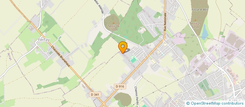 localisation de l'entreprise AUCHEL FOOTBALL CLUB  AUCHEL