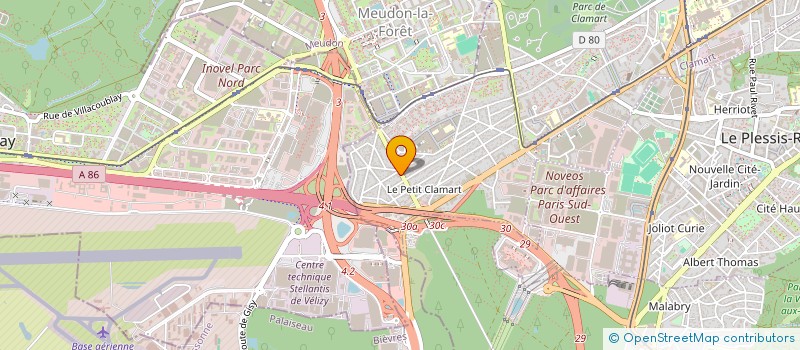 localisation de l'entreprise AUCHET à CLAMART