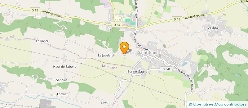 localisation de l'entreprise AUCHRIJO  SAINT-CHEF