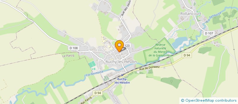 localisation de l'entreprise AUCHYDIS à AUCHY-LES-HESDIN