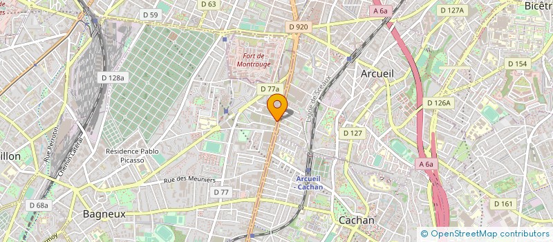 localisation de l'entreprise AUCLAIR GRAPHIC EUROPE à BAGNEUX