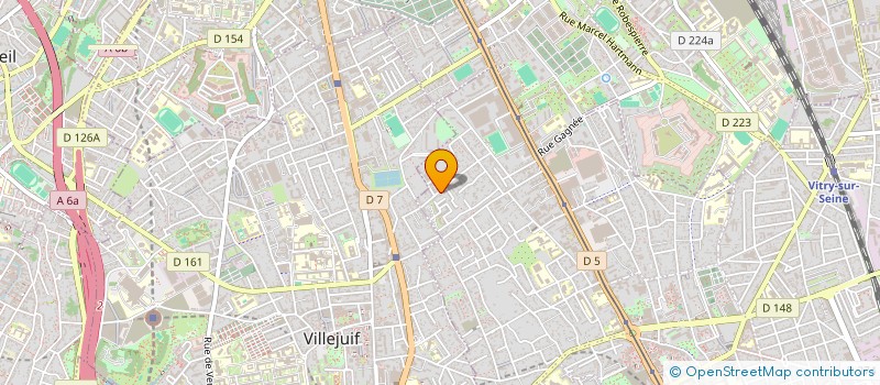 localisation de l'entreprise AUCLAIR PRIMEURS  VITRY-SUR-SEINE