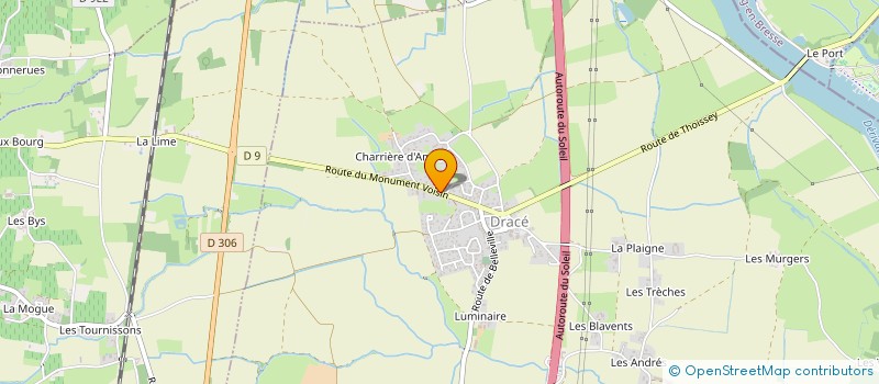 localisation de l'entreprise AUCLAIR TRAVAUX PUBLICS  DRACE