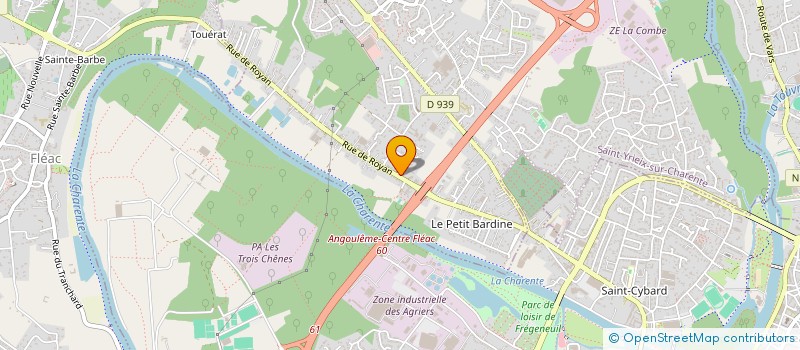 localisation de l'entreprise AUCLEANN  SAINT-YRIEIX-SUR-CHARENTE