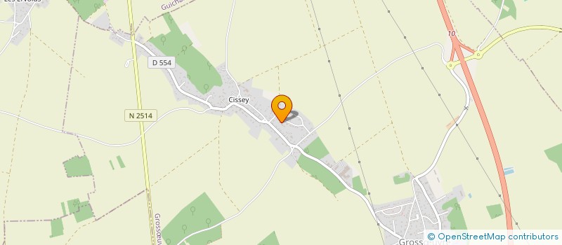 localisation de l'entreprise AUCLERC ENTREPRISE  GROSSUVRE