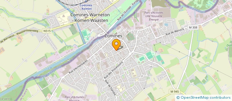 localisation de l'entreprise AUCLERT HOUSAY  COMINES