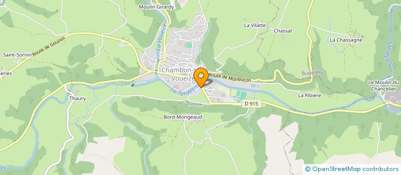 localisation de l'entreprise AUCOUTURIER ASSISTANCE  GOUZON