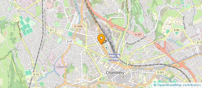 localisation de l'entreprise AUCTION GALLERY à CHAMBERY