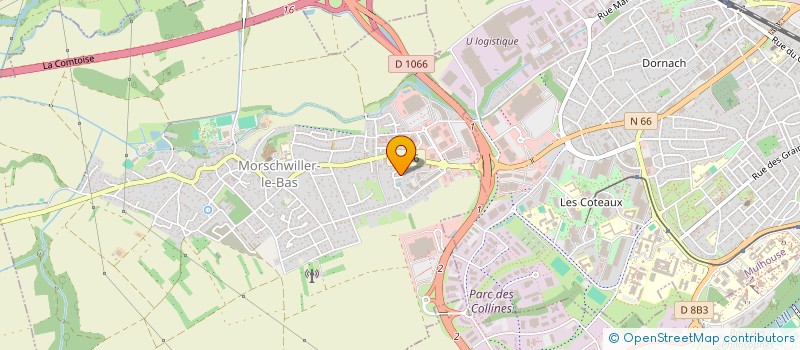 localisation de l'entreprise AUCY DE L'ARCHE  MORSCHWILLER-LE-BAS