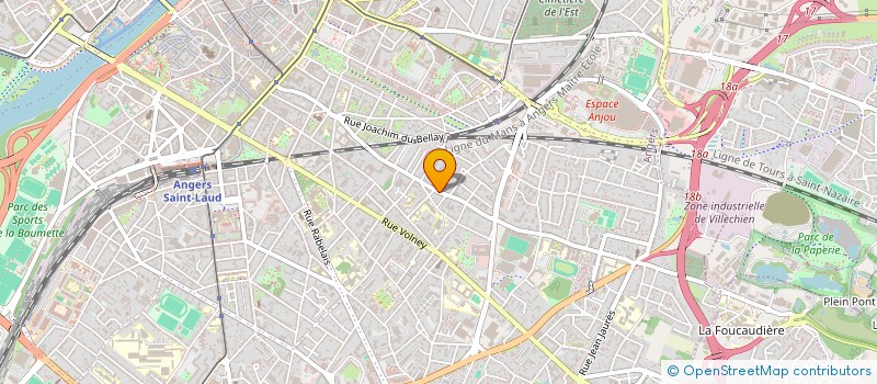 localisation de l'entreprise AUD'ELIS  ANGERS