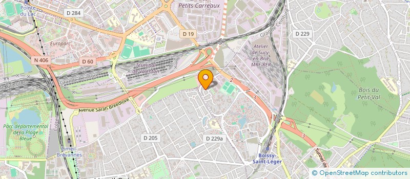 localisation de l'entreprise AUD'PLUME à BOISSY-SAINT-LEGER