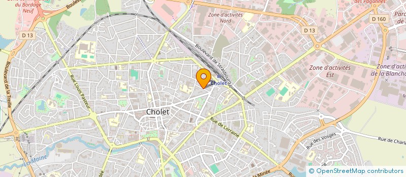 localisation de l'entreprise AUD'ROM à CHOLET